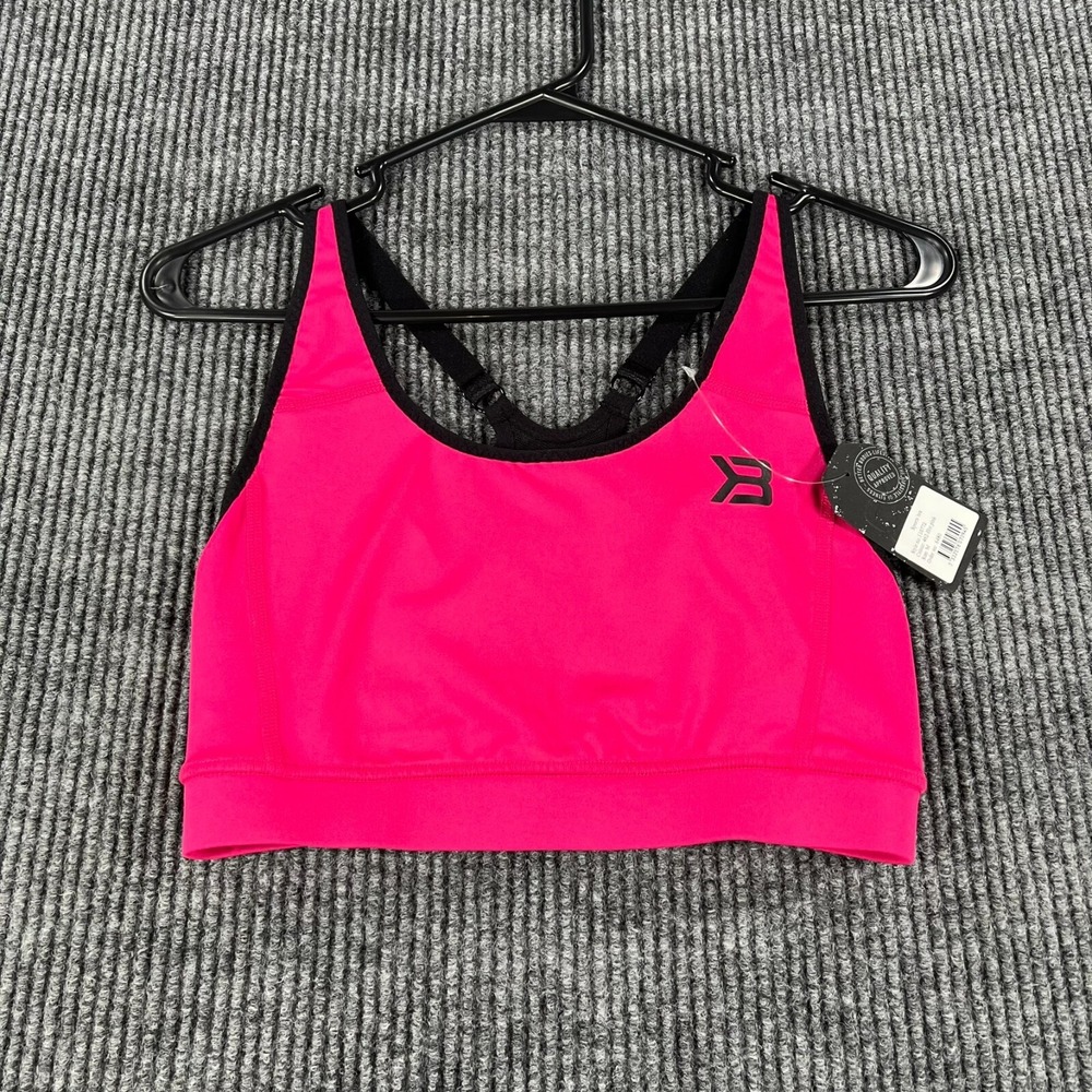 Better Bodies Sports Bra Womens Medium Pink Activewear Gym Casual‎ Workout New